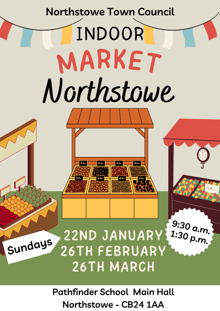 Northstowe Indoor Market - 26 February: BIGGER and BETTER!