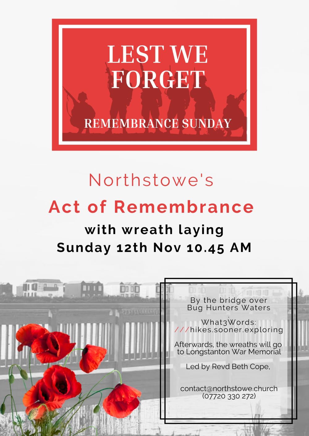 Lest we Forget - Remembrance Sunday 2023
