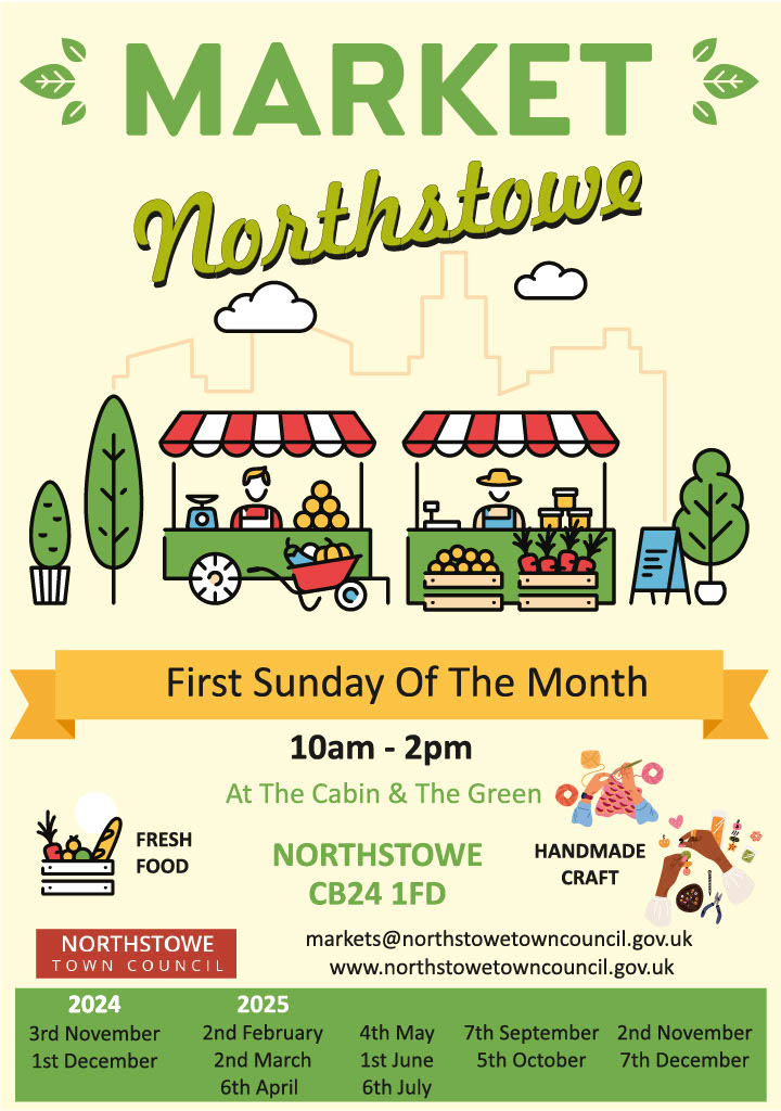 Northstowe Market_Our traders this Sunday 4th May 2025!