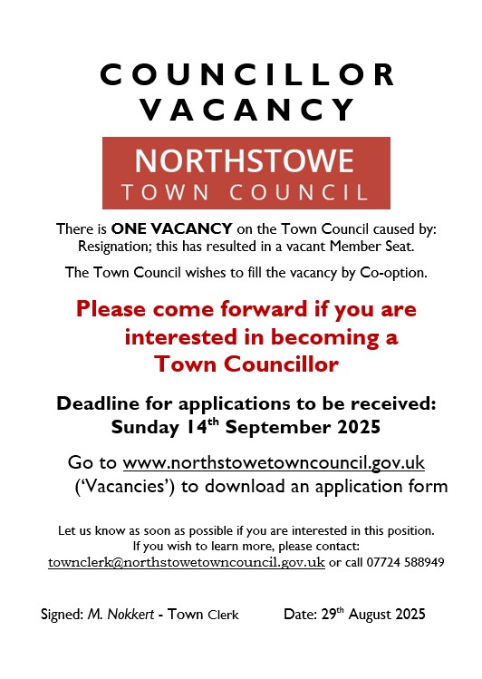 Town Councillor Vacancy